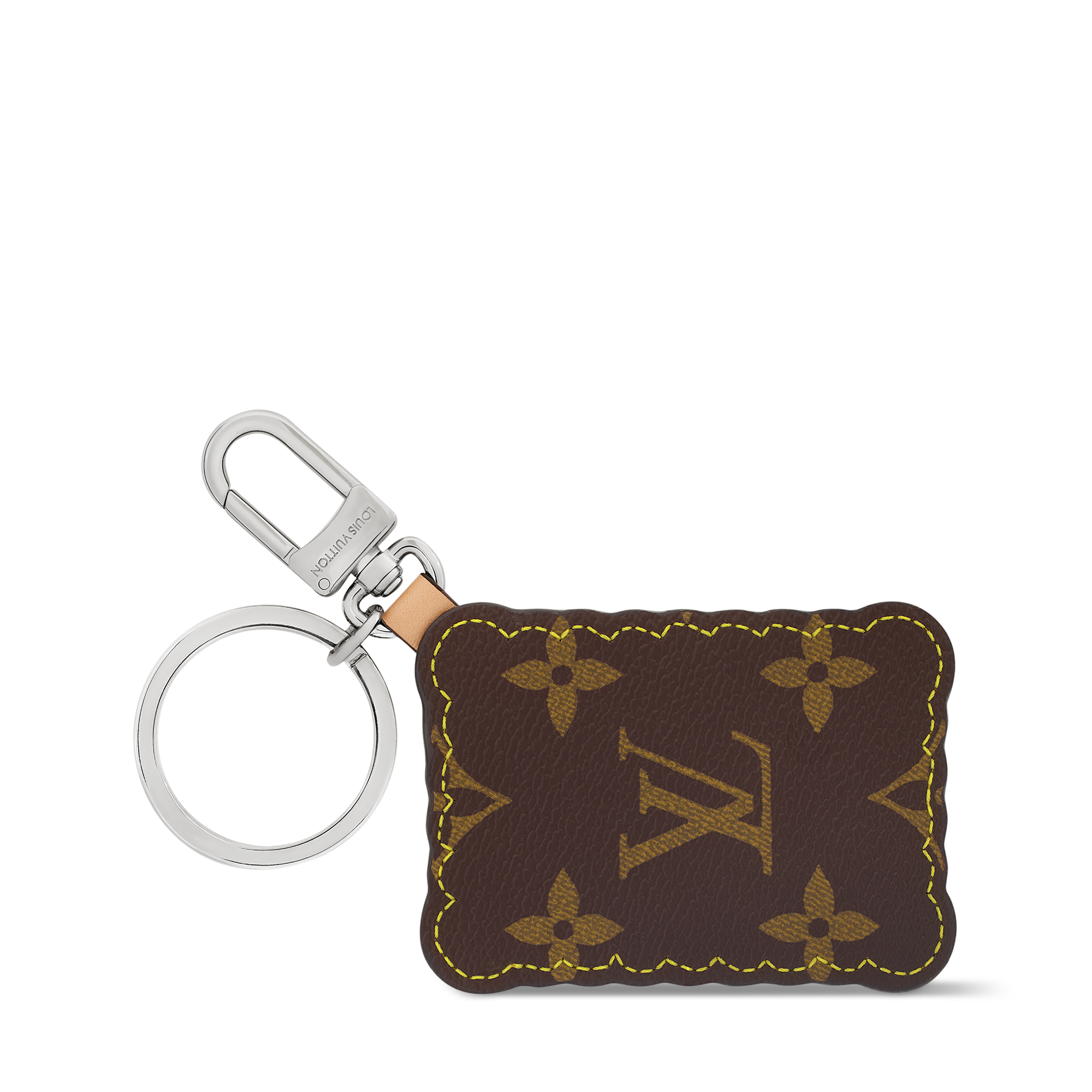 LV Biscuit Key Holder and Bag Charm . - } - M02547 | LOUIS VUITTON